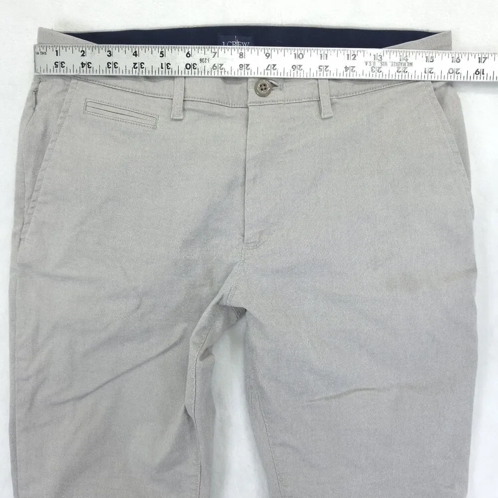 J Crew Pants Men's 31x30 Gray Chino Gray Slim Preppy